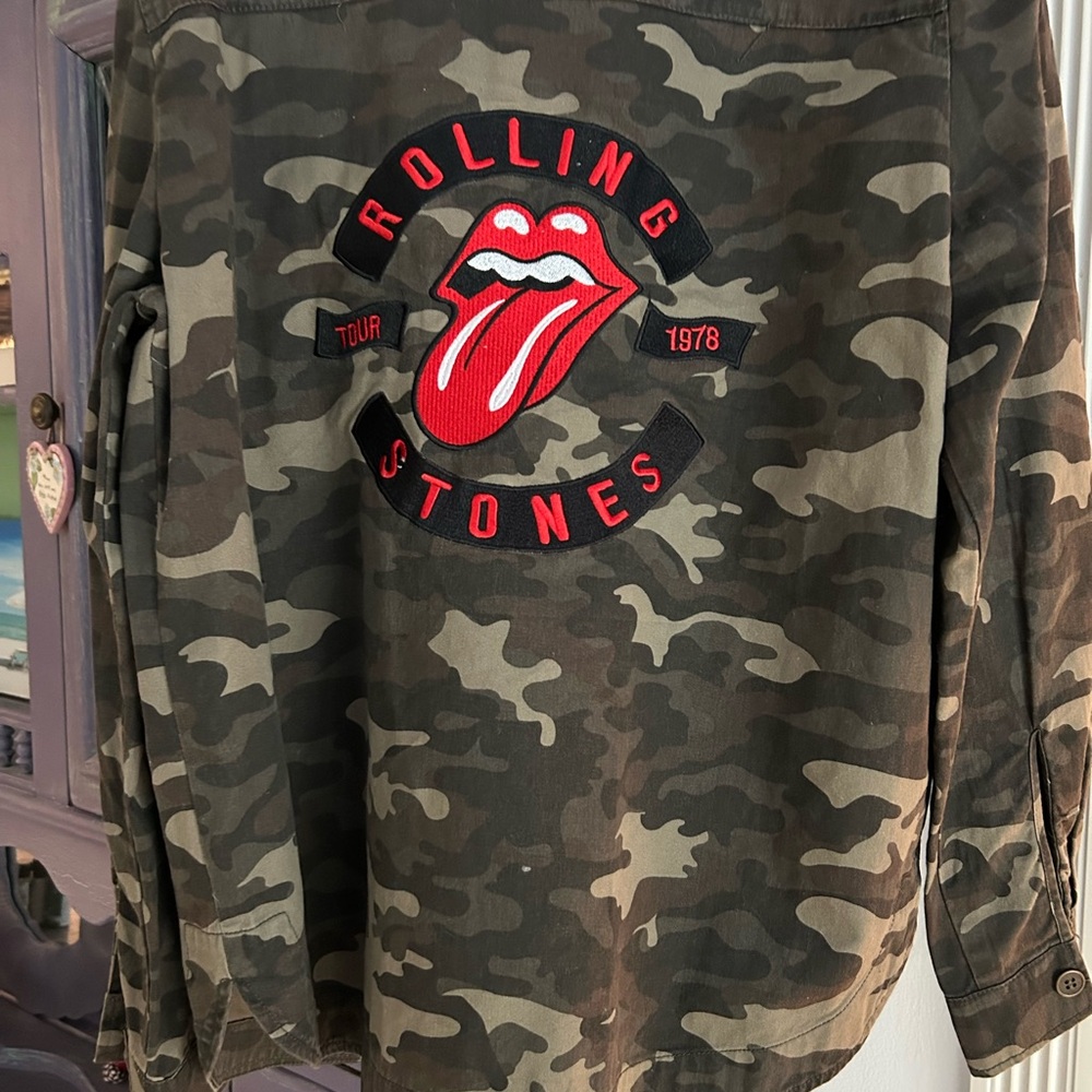 Forever 21 Camouflage Jacket with Iconic Logo